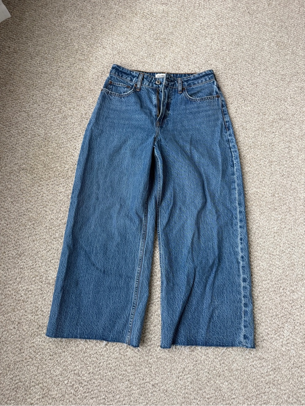 Abercrombie The Crop Wide Leg High Rise jeans - curve love. New without tags**